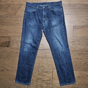Levi’s 541 Jeans Mens 38x34 Blue Athletic Fit Straight Leg Dark Wash Denim Pants